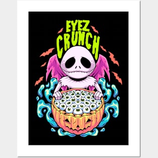 halloween ghost eyez crunch Posters and Art